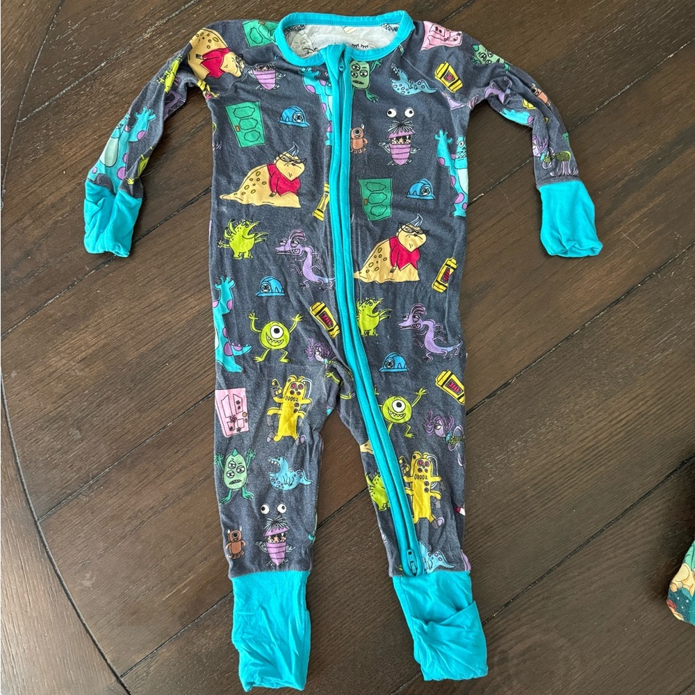 Little Sleepies Monsters Inc Original Zippy 3-6 Months